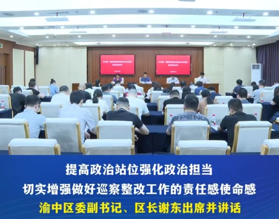 渝中区委第一巡察组向区政府办公室党组反馈巡察情况#重庆渝中#渝中新闻