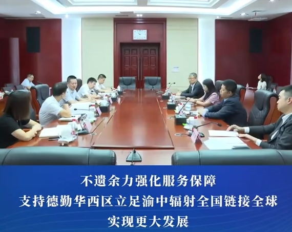 渝中区委副书记、区长谢东会见德勤中国董事会主席蒋颖一行#重庆渝中#渝中新闻