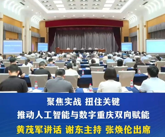 渝中区数字重庆建设推进会举行#重庆渝中#渝中新闻