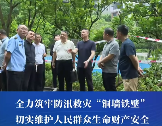 渝中区委书记、区长谢东率队督导检查地灾隐患点整治工作