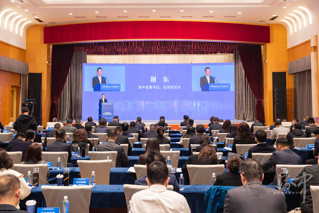 消费赋能新机遇 开放共赢新未来 2026年渝中区促进消费扩大开放工作大会举行 谢东出席并讲话 张焕伦王南出席